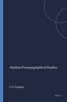 Aitolian prosopographical studies /