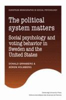 The political system matters : social psychology and voting behavior in Sweden and the United States /