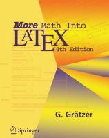 More math into LaTeX