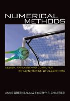 Numerical methods : design, analysis, and computer implementation of algorithms /