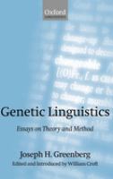 Genetic linguistics : essays on theory and method /