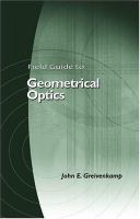 Field guide to geometrical optics /