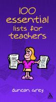 100 essential lists for teachers /