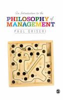 An introduction to the philosophy of management /