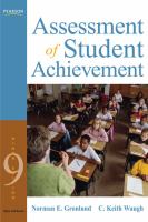 Assessment of student achievement /