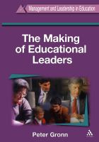 The making of educational leaders /