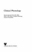 Clinical phonology /