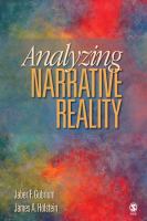 Analyzing narrative reality /