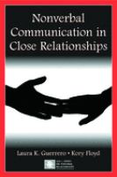 Nonverbal communication in close relationships