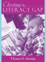 Closing the literacy gap /