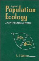 Applied population ecology : a supply-demand approach /