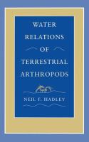 Water relations of terrestrial arthropods /
