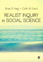Realist inquiry in social sciences /