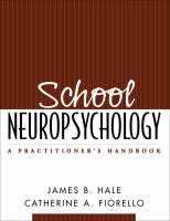 School neuropsychology a practitioner's handbook /