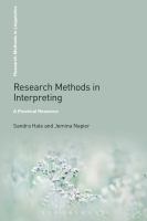 Research methods in interpreting : a practical resource /
