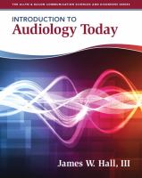 Introduction to audiology today /