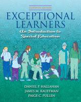 Exceptional learners : an introduction to special education /