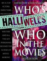 Halliwell's who's who in the movies /