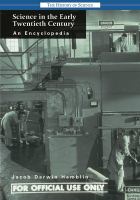 Science in the early twentieth century : an encyclopedia /
