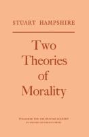 Two theories of morality /