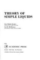 Theory of simple liquids /