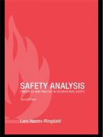 Safety analysis : principles and practice in occupational safety /
