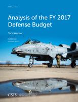 Analysis of the FY 2017 defense budget /
