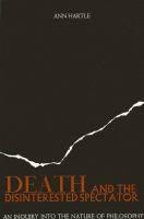 Death and the disinterested spectator : an inquiry into the nature of philosophy /