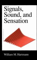 Signals, sound, and sensation /