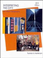 Interpreting the city : an urban geography /