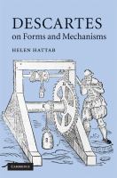 Descartes on forms and mechanisms /