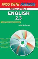 English 2.3 : AS 90377 Analyse extended written text(s) /