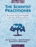 The scientist practitioner : research and accountability in the age of managed care /