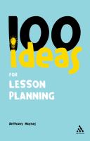 100 ideas for lesson planning /