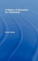 A history of education for citizenship /