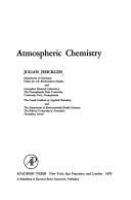 Atmospheric chemistry /