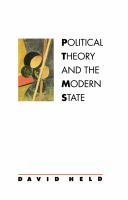 Political theory and the modern state : essays on state, power and democracy /