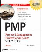 PMP project management professional exam study guide /