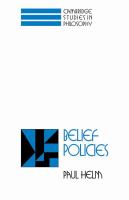 Belief policies /