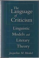 The language of criticism : linguistic models and literary theory /