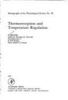 Thermoreception and temperature regulation /
