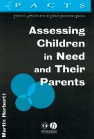 Assessing children in need and their parents /