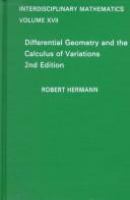 Differential geometry and the calculus of variations /