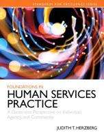 Foundations in human services practice : a generalist perspective on individual, agency, and community /