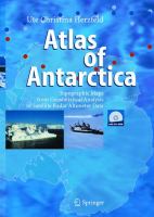 Atlas of Antarctica : topographic maps from geostatistical analysis of satellite radar altimeter data : with 169 figures /