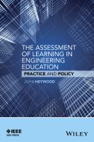 The assessment of learning in engineering education : practice and policy /