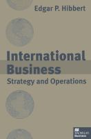 International business : strategy and operations /