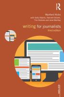 Writing for journalists /