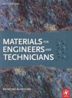 Materials for engineers and technicians /