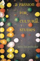 A passion for cultural studies /
